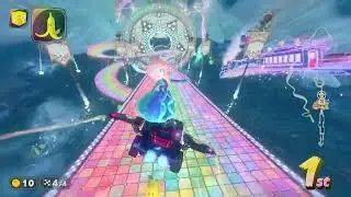 Mario Kart World - Aurora Rosalina in Rainbow Road