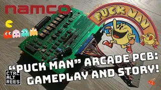 Оригинальная японская печатная плата для аркадного автомата Pac-Man «Puck Man» — история, техноло...