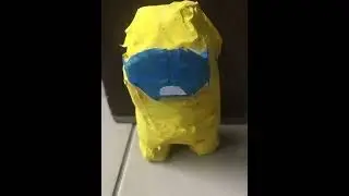 Among us characters made with waste paper or newspaper.. Shorts. Coming soon.