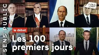 Les 100 premiers jours des présidents de la Vème République