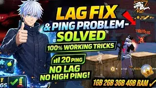 FREE FIRE LAG FIX 1GB 2GB RAM | FREE FIRE LAG FIX AFTER OB52 UPDATE | FF MAX LAG& Ping FIX CONFIG 