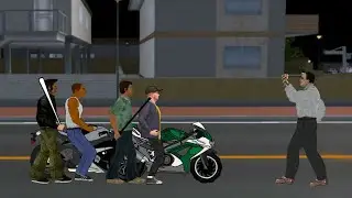 Senator Armstrong VS Claude Speed, Cj Jhonson, Tommy Vercetti, Franklin~Fight Scene Animation~DC 2