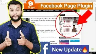 Facebook Page Blogger me Kaise Lagaye | Add Facebook Page in Blogger