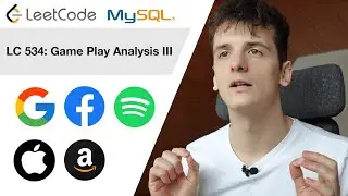 LeetCode 534: Game Play Analysis III [SQL]