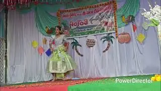 Sai krishna school #pongal celebrations #single dance#solo#girl dance