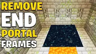 How to Break End Portal Frames Minecraft Survival 1.21 - Java & Bedrock Edition
