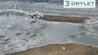 Drylet Bioremediation Project in Serbia | Lagoon Sludge Reduction | Drone Application