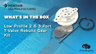 Low Profile 2 & 3 Port T-Valve Rebuild Gear Kit - What's in the Box