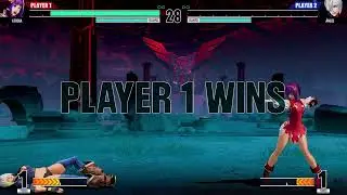 Dramatic Recreation of fighting Double on KOF XV (Athena vs. Angel)