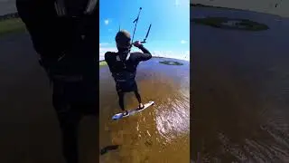Кайт трюк ван фут (flysurfer sonic4 12)