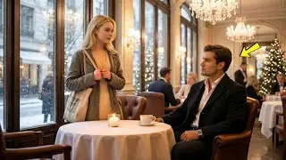 “¿Este Asiento Es Solo Para Ricos?”—Preguntó La Chica Pobre Al CEO En El Café Navideño