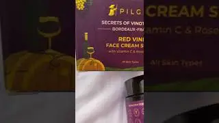 PILGRIM RED VINE FACE CREAM REVIEW AND DEMO #summerskincare