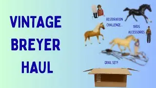 Vintage 1980s Breyer Haul - Horses, Accessories & A Grail Set!