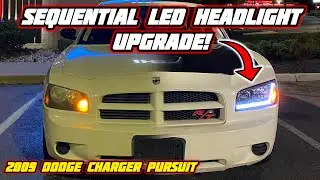 These LED Headlights Gave My Charger a Whole New Look!