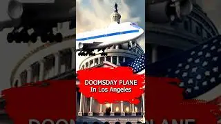 Secrets of the Sky: Rare 'Doomsday Plane' Touches Down at LAX l #viralshort #Shorts #shortsfeed