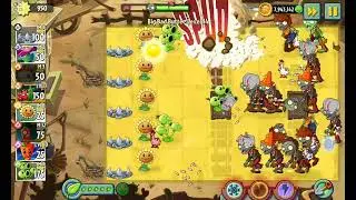 Plants Vs Zombies 2: Big Bad, уровень 14 #зомби #игры #plantsvszombies #pvz #прыжок