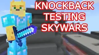 Knockback Testing Cubecraft Skywars! - Minecraft PS4 Servers!