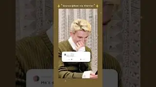 Ewan Mitchell reading Tiktok Part 1 🤭✨️ #aemondtargaryen #houseofthedragon #ewanmitchell #hotds2