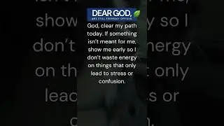 God, clear my path today. #prayerlife #prayers