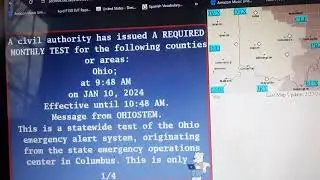 Ohio required monthly test on WPKO, WXTS and Comcast Cap stream