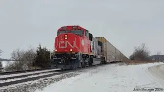 CN L50161-05 w/ CN SD75IACC #8353 @ Antoine St in Wyandotte, MI 2/5/26