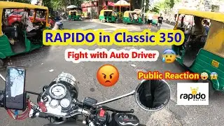 RAPIDO On Classic 350 | Cold Fight with Auto Driver | Moral of the story | PERDAY🤑 ?? | EP2#kannada