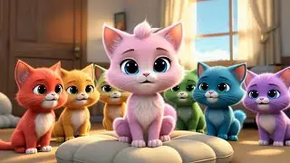🌈🐱 Rainbow Kitty Dance Party! | Fun Kitty Song for Kids 🎶
