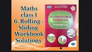6.Rolling-sliding|class |Maths|English medium|semienglish|Workbook question answer|workbook solution