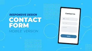 Responsive Design: Contact Form (mobile)