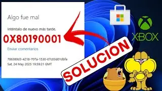 Soluci&oacute;n Error de Inicio de Sesi&oacute;n de Cuenta Microsoft, Store, Xbox App, etc. Error 0x80190001.