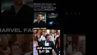 Robert Downey Jr  confirmd will back in Marvel // Arif/explan #marvel #shorts