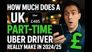 How Much Does a UK Part-Time Uber Driver Really Make in 2024/25 #gigeconomy #sidehustle #uberdriver