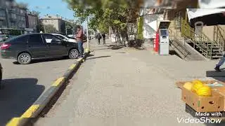 Еду на автобусе/Снимаю с окна автобуса/ г.Семипалатинск