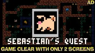 CorgiSpace: Clearing Sebastian's Quest with only 2 screens.