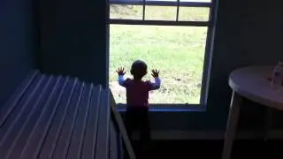 Baby falls out of window