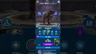 My First level 30! Fully MAXED Indonemys! #jurassicworldalive #jurassicworld