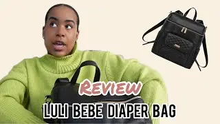 Review of my Luli Bebe Monaco Diaper Bag
