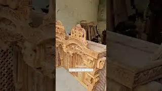 Isckon temple design | Premium wood mandir for home | Mandir Ideas for villa #shorts #poojaroomdecor