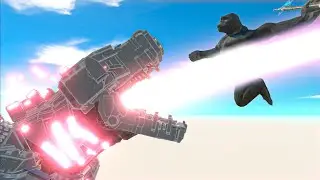 MECHAGODZILLA vs. Big and Little Size godzilla - Animal Revolt Battle Simulator
