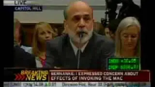 Rep. Burton Questions Fed. Chairman Bernanke on Cover-up of B of A/Merrill Lynch Merger Pressures