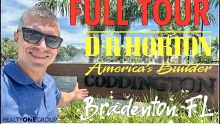 CODDINGTON by D.R.Horton New Construction Community Bradenton FL Rye rd tour w/ realtor Robert Lunt