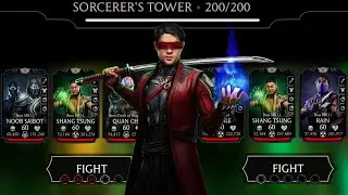 Maxed MK1 Kenshi vs Bosses | Sorcerer's Tower Boss Battle 170, 190 & 200 & 200 one Shot |  MK Mobile