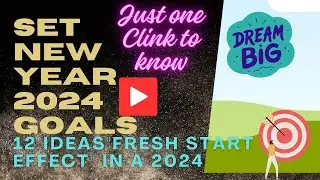 How to Plan New Year 2024 || 12 Ideas of Goal Settings 2024