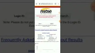 NSTSE 2021 Result Declared #shorts #youtubeshorts