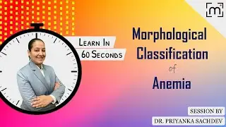 1 minute learning: Morphological Classification of Anemia | MedLive | Dr Priyanka Sachdev