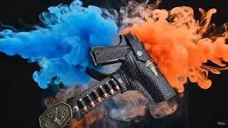 Royal Style 1911 Premium Luxury Gun Holster Adjustable Belt Holder Rig With Double Ammo Carry Holder
