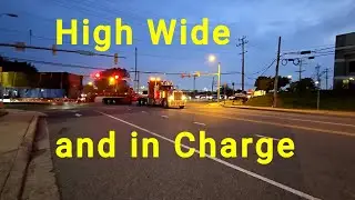 Trans American Peterbilt 379 Hauling a Massive Box 367,000 Lbs. Gross Super Load