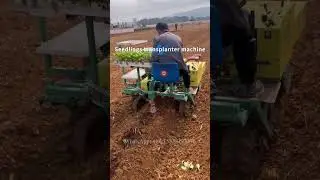 Seedlings transplanter machine for farm use