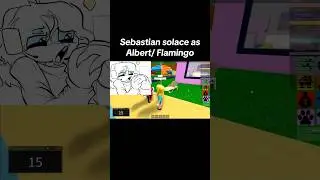 Sebastian solace as Albert/ Flamingos #animatic #pressureroblox #art #sebastian #pressure #artist