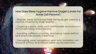 How Does Sleep Hygiene Improve Oxygen Levels For Sickle Cell Patients? - Sickle Cell Wellness Guide
